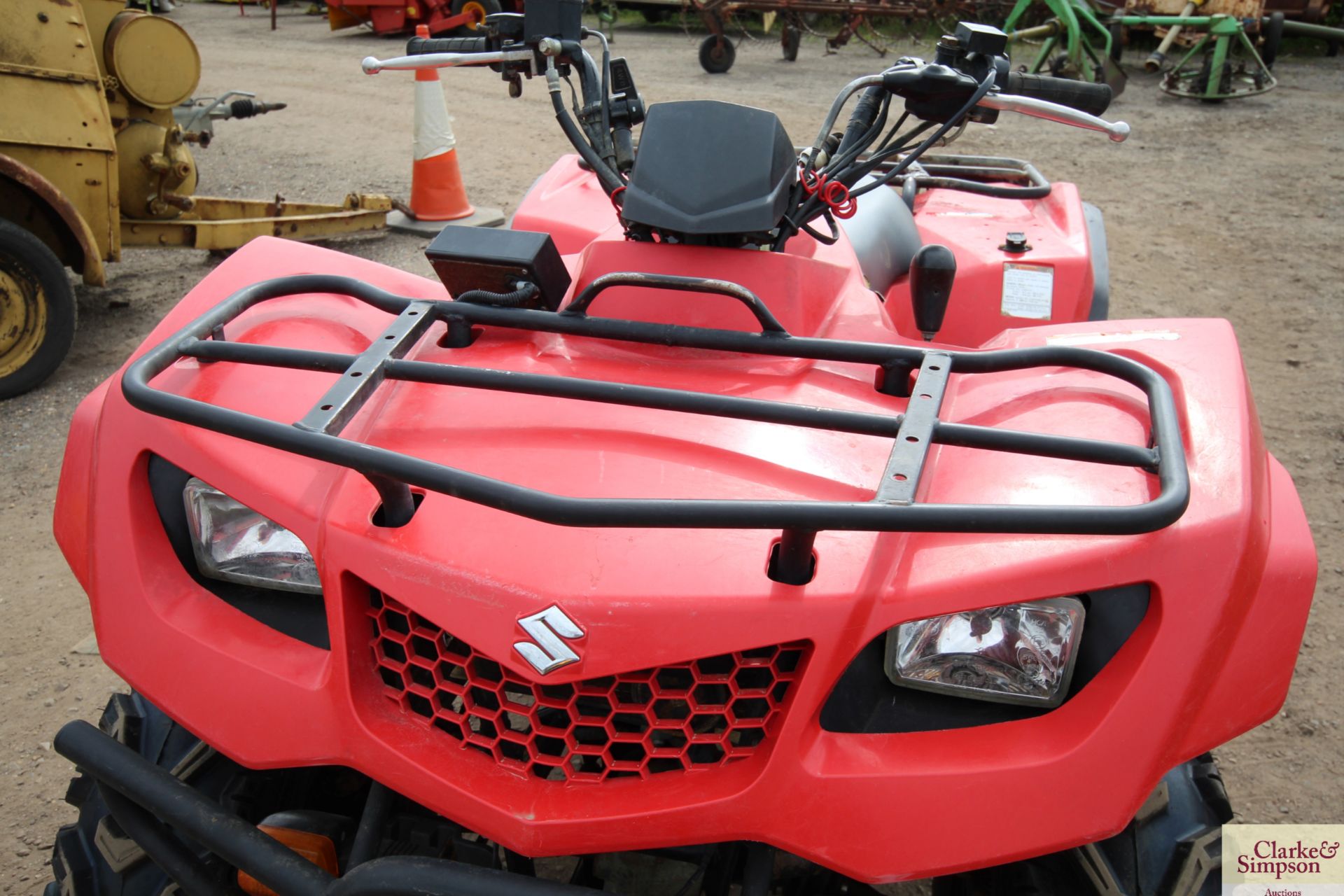 Suzuki King Quad 400 4WD quad bike. Registration AY15 AZG. Date of first registration 19/08/2015. - Image 6 of 20