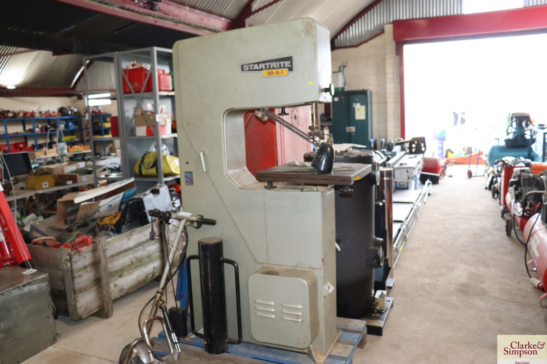 Startrite 20-S-1 large band saw.