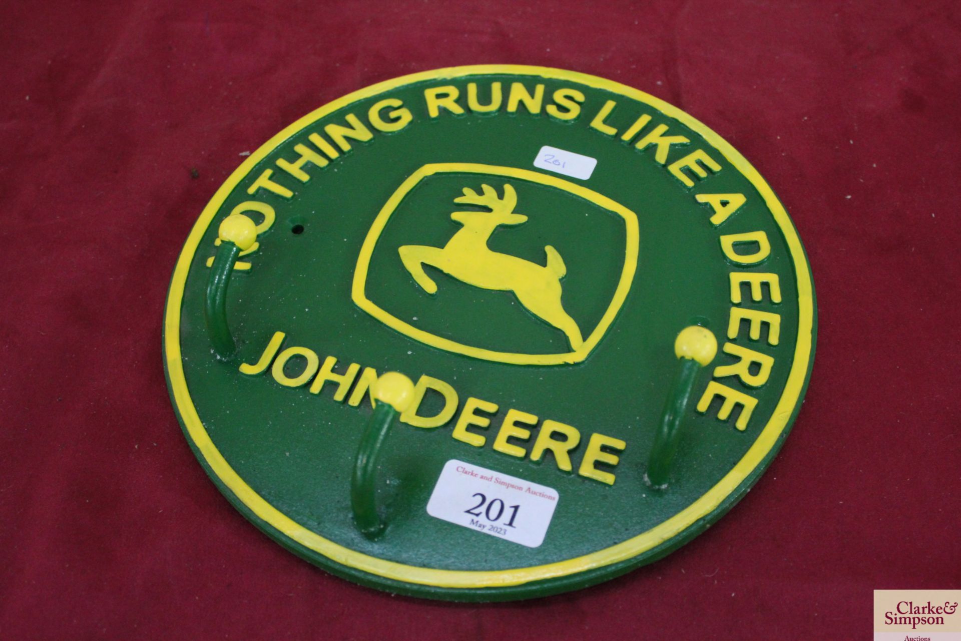 John Deere hooks. V