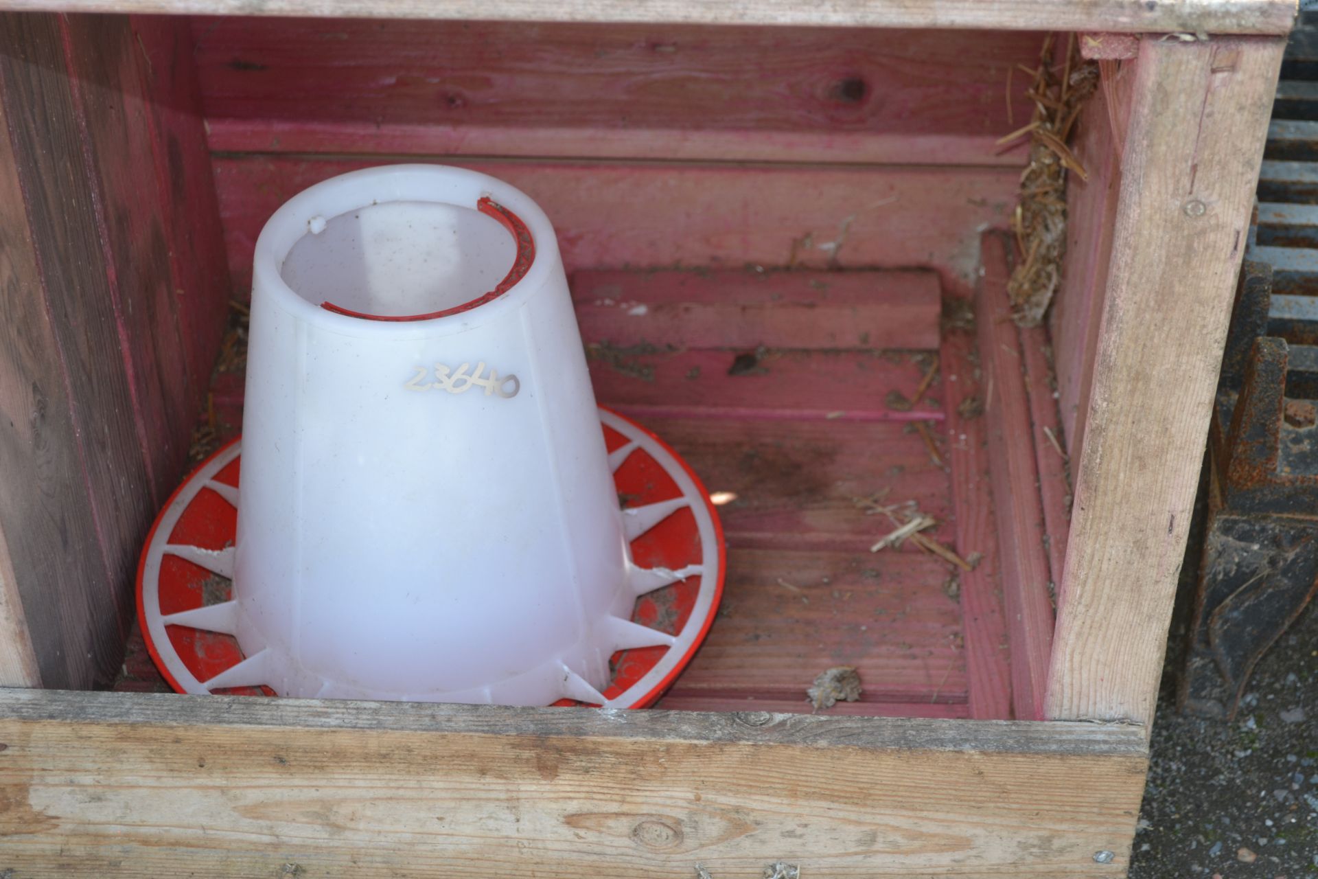Various chicken nest boxes and chicken drinkers and feeders. - Image 3 of 3