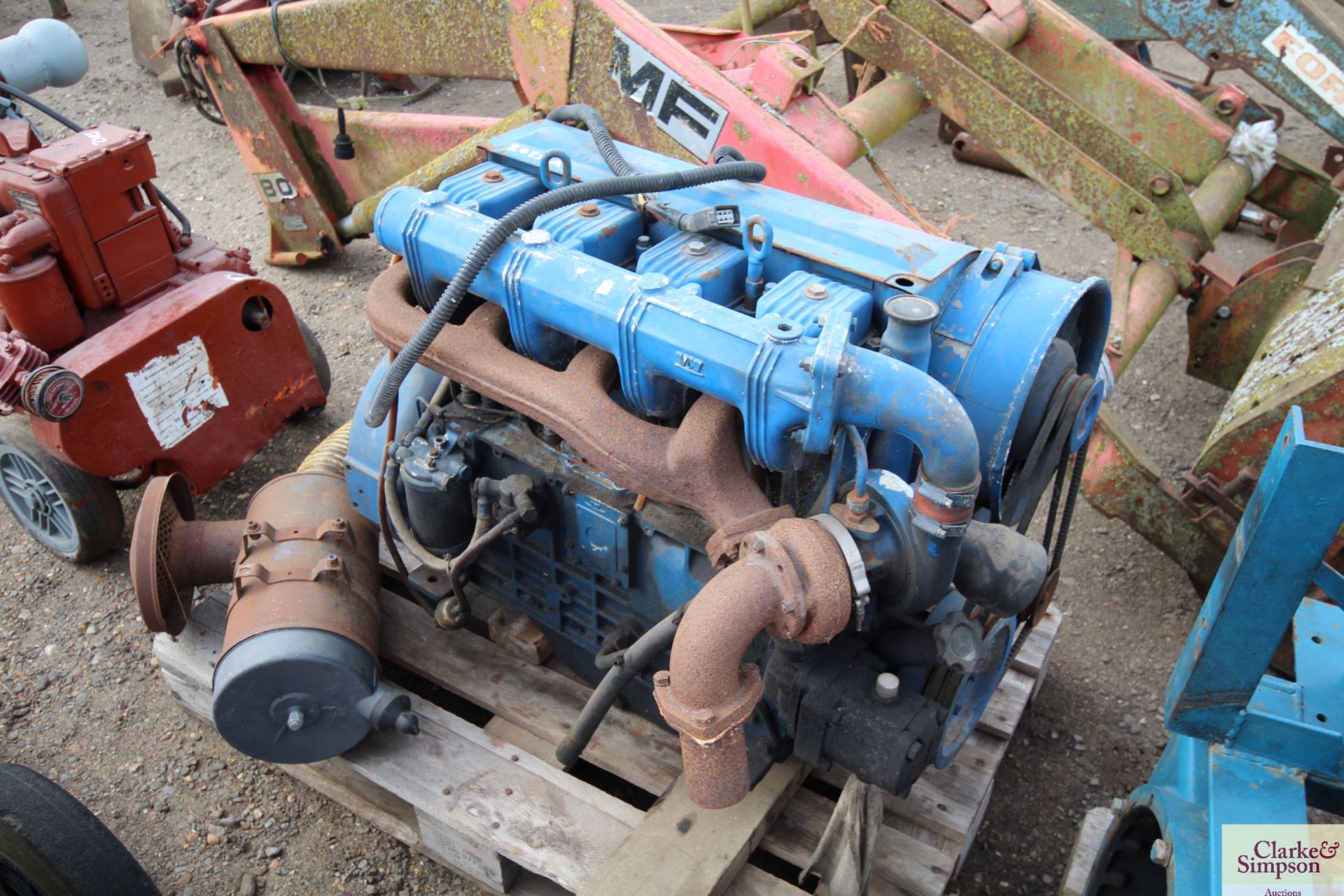 VM Motori 4cyl air cooled turbo diesel engine. Type SUN105TE. - Image 3 of 4