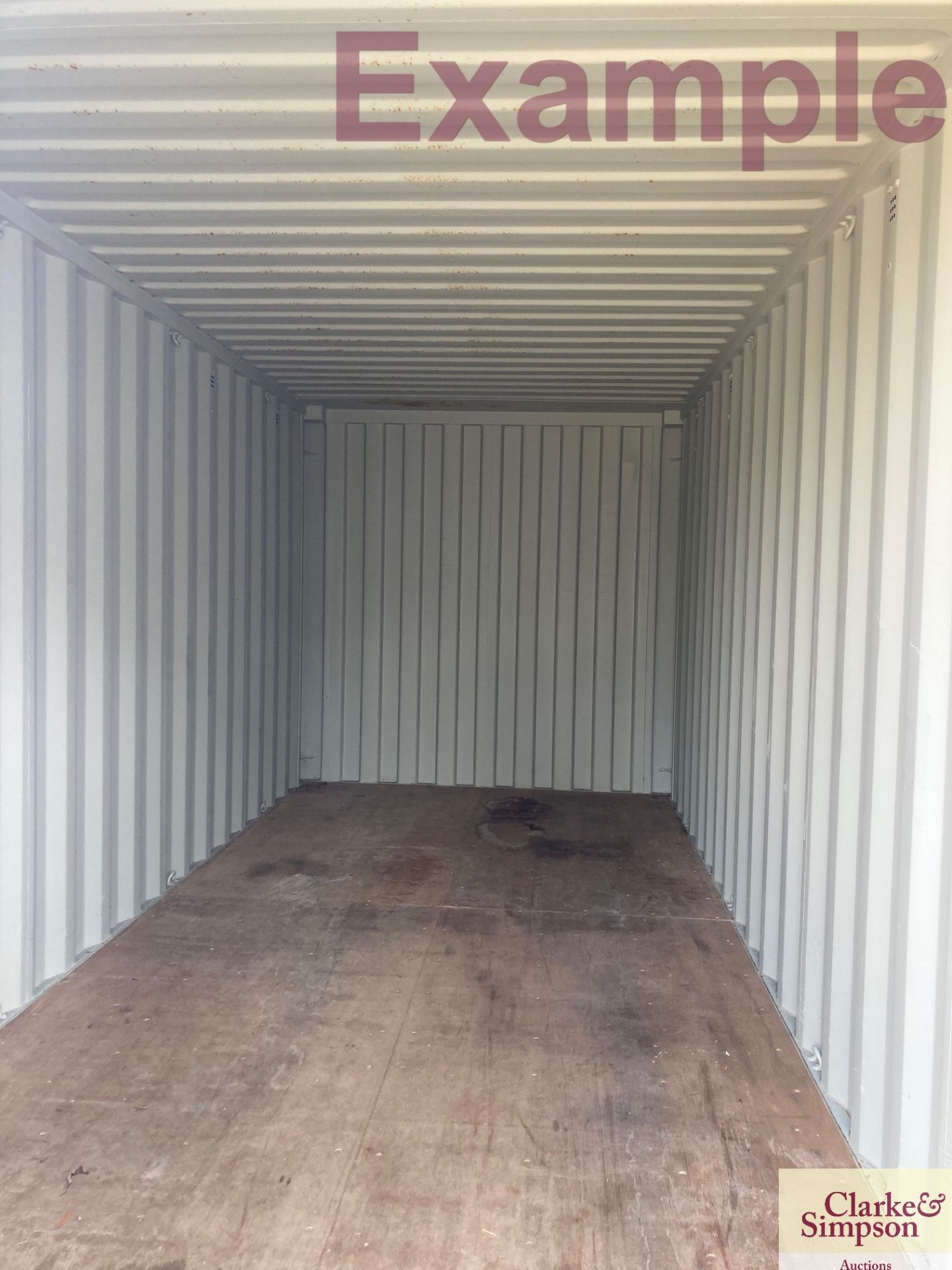 20ft one trip shipping container. Been used as storage. To be sold in situ and removed at - Image 2 of 2