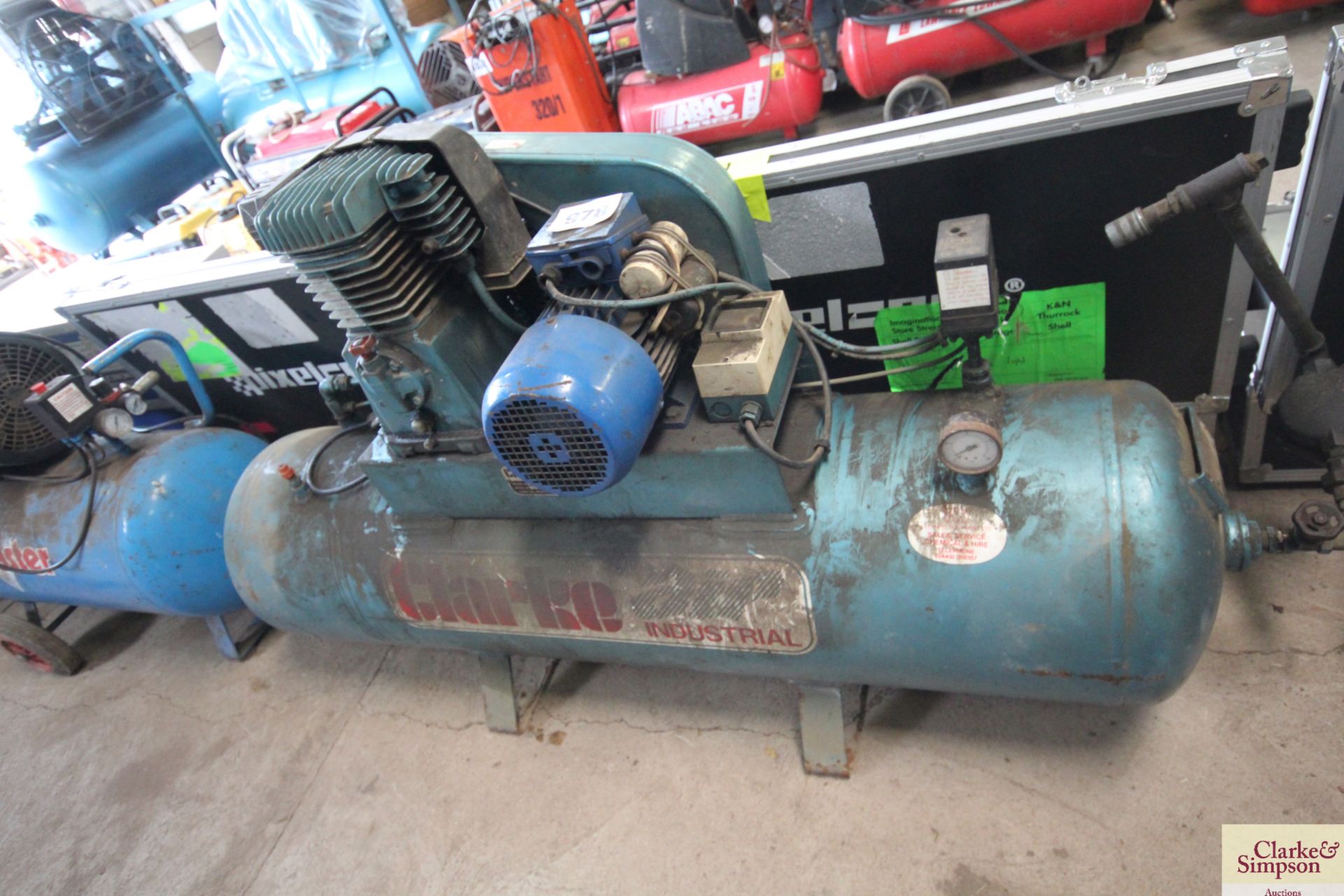 240V workshop compressor.