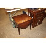 A 19th Century mahogany sewing box (converted from