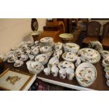 A large collection of Royal Worcester "Evesham," p