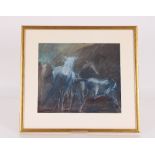 Jonna Howell, "Mother's and Foals" signed pastel d