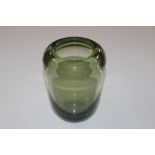 A Whitefriars William Wilson Sea Green glass vase