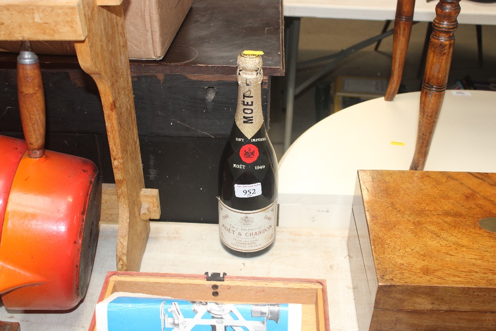 A bottle of Dry Imperial Moët & Chandon Champagne,