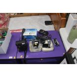 A quantity of various cameras, some AF