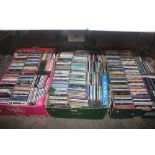 Three boxes of various CDs