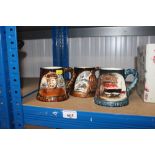 Three Great Yarmouth pottery mugs