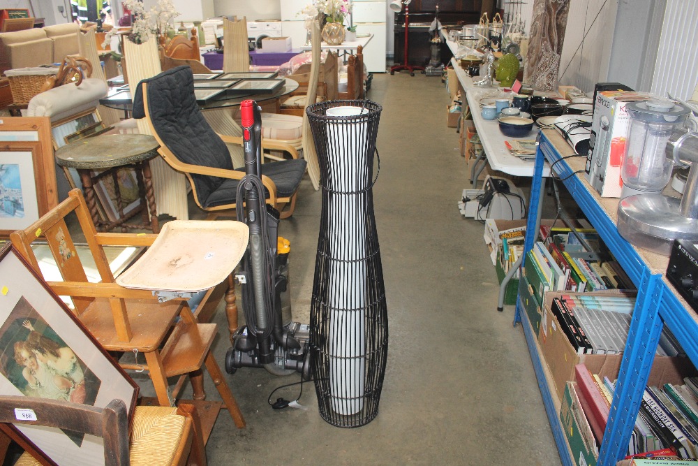 A floor standing lamp