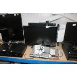 A Ferguson computer monitor and Hama headphones to