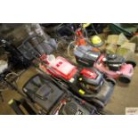 A Mountfield self propelled garden lawn mower with