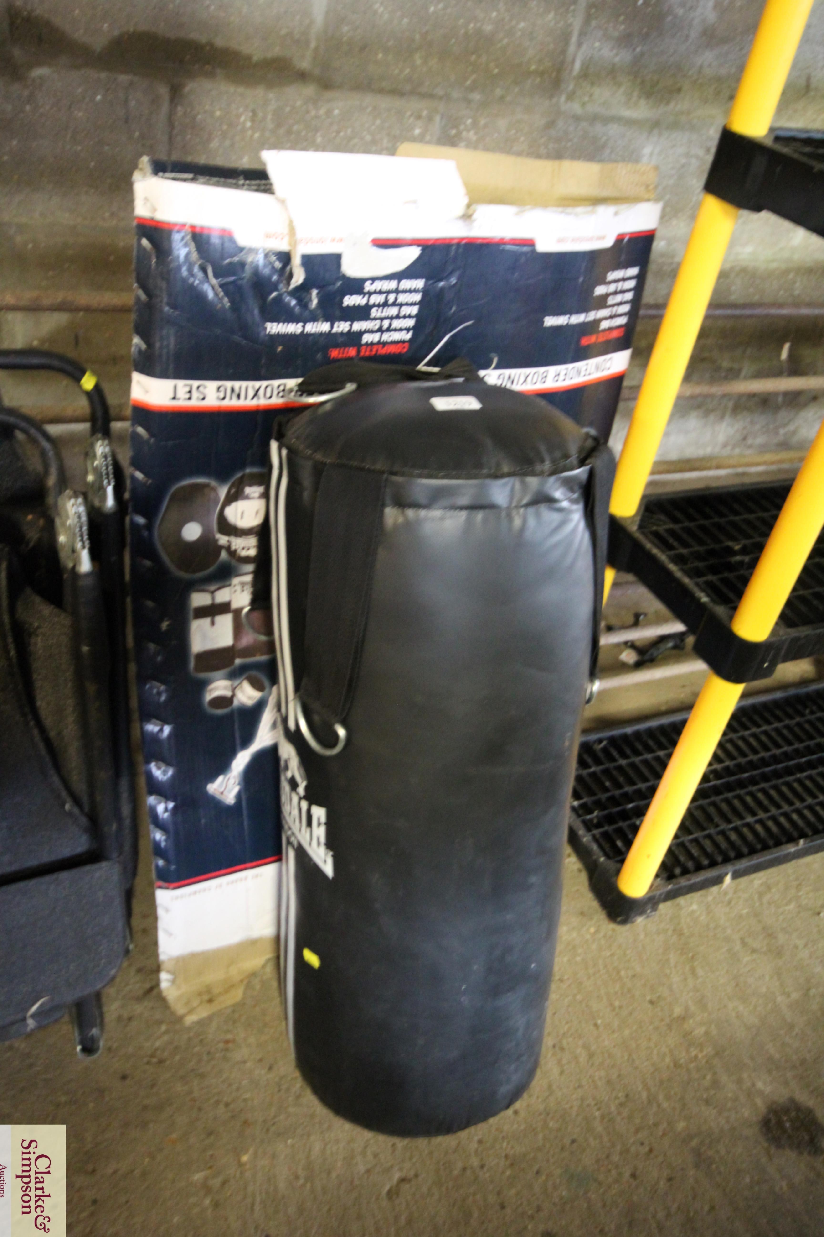 A Lonsdale punch bag with original box