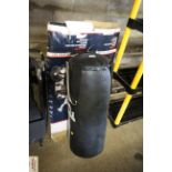 A Lonsdale punch bag with original box