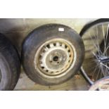 A Ford Transit Firestone wheel and tyre 175/70 R14