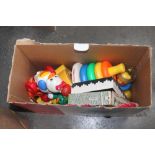 A box of toys