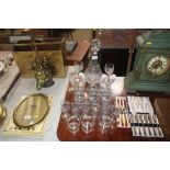A quantity of table glassware to include Royal Alb