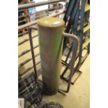 A 6' twin handled post rammer