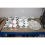 A quantity of various teaware to include Bell; Col