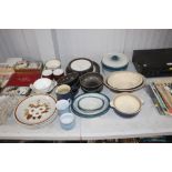 A quantity of Denby bowls; plates etc