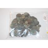 A bag containing approx. 135 Roman bronze coins, 3