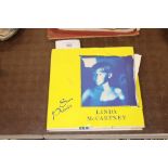 A Linda McCartney signed books entitled "Sun Prin