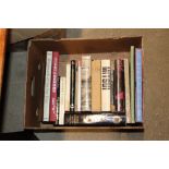 A box of miscellaneous books