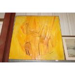Graham Smithies, abstract yellow picture