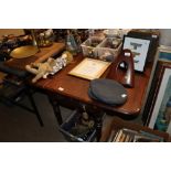 A Victorian mahogany Pembroke table