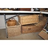 A collection of basket ware