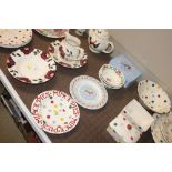 A collection of Emma Bridgewater china including "