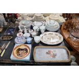 A quantity of various decorative china including S