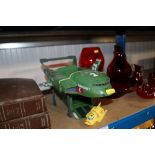 A Thunderbird 2 toy; and a Thunderbird 4 toy