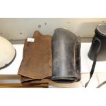 Two pairs of leather buskins