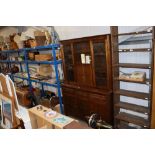 An Old Charm style dresser raised on covered base