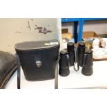 A pair of Aico 7 x 50 binoculars with fitted case