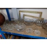 A quantity of various glassware to include cake st