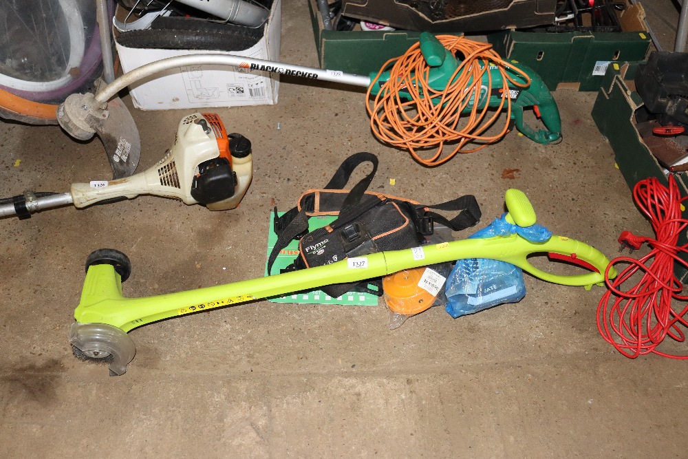 A Gardengear weed sweeper together with various st