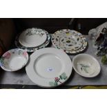 A collection of Emma Bridgewater plates and bowls,