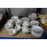 An Oriental tea set