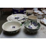 A collection of Emma Bridgewater plates; bowls and