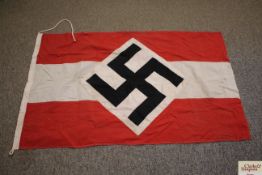 A German (pattern) flag, marked with maker and 193