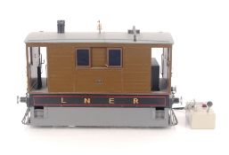 A 5" Gauge tram loco LNER with separate power pack