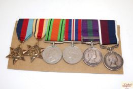 A R.A.F. group of six medals to 522934 CH Tech W.