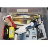 A quantity of modellers tools and equipment