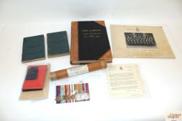 Two R.A.F. WWII log books to F/Lieut L.W. Birchall