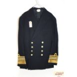 A Royal Navy dress jacket, label to Admiral M.H. L
