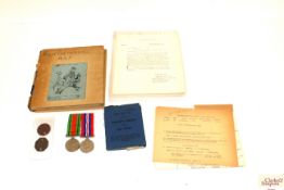 An R.A.F. pilots log book, to F/O/ B.N. Tattersall